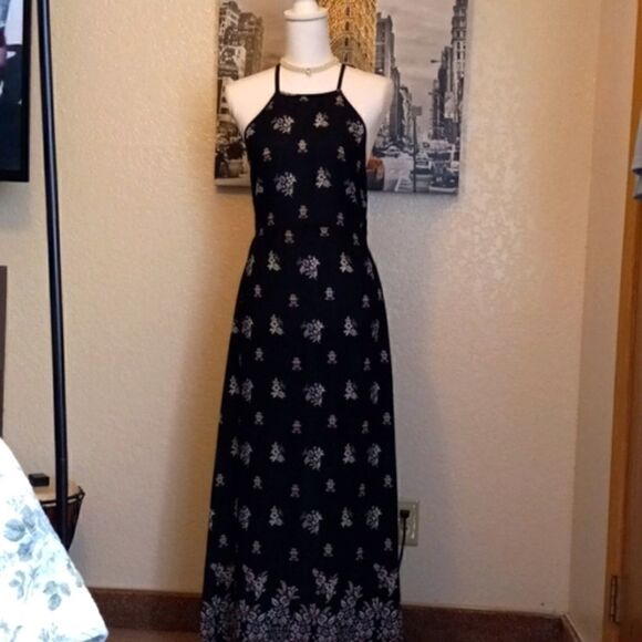 ATMOSPHERE LONG LOW BACKLESS DRESS FOR WOMEN - Picture 1 of 7